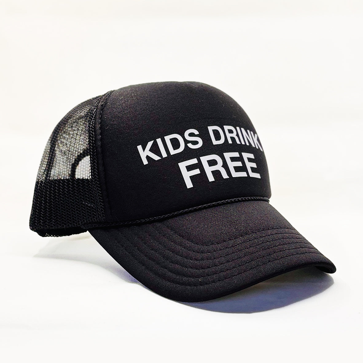 Kids Drink Free Trucker Hat