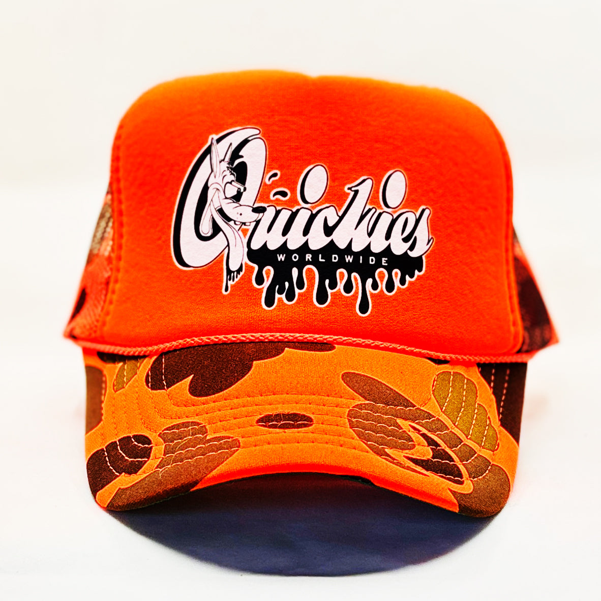 WOLF FOAM CAMO TRUCKER HAT